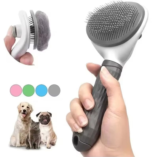 Peigne Auto-Nettoyant pour Animaux – Dépilage Facile