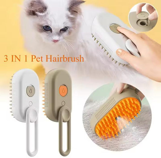 Brosse à Vapeur Électrique 3 en 1 pour Animaux